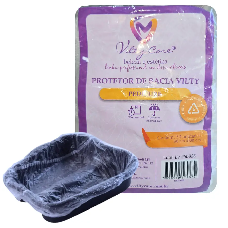 Protetor de Bacia Pedicure VILTY C/50und
