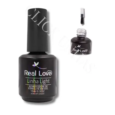 Removedor de Esmalte em Gel REAL LOVE 15ml