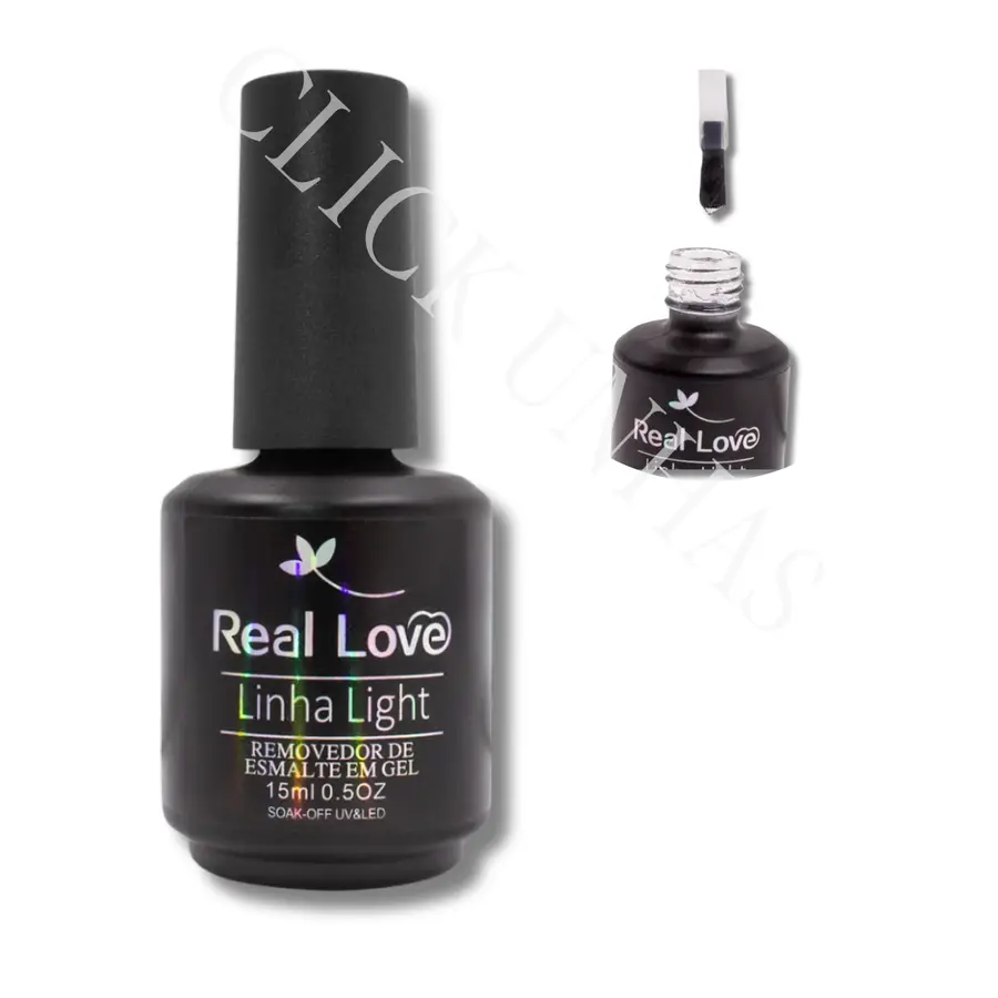 Removedor de Esmalte em Gel REAL LOVE 15ml