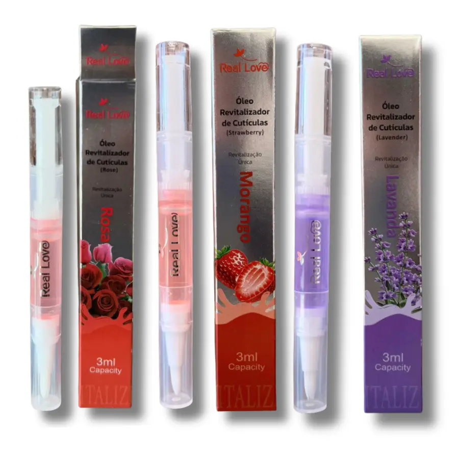Caneta Hidratante Real Love 3ml Aroma:Pêssego