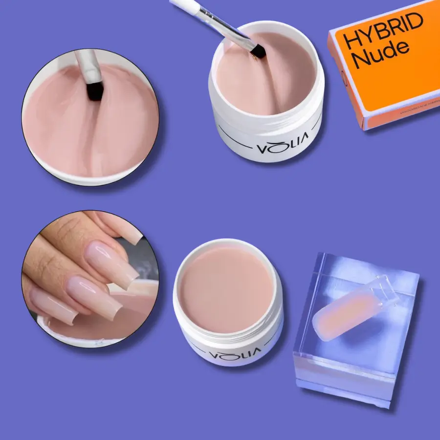 Blister Cápsula Gel HYBRID NUDE 24g VOLIA