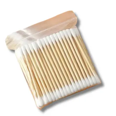 Palito descartável com algodão 2 pontas tipo:02P