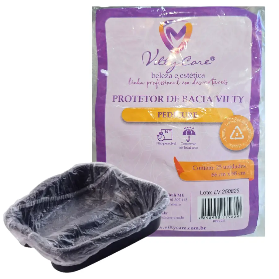 Protetor de Bacia Pedicure VILTY C/25und