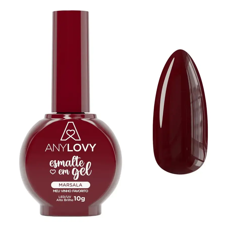 Esmalte Gel MARSALA  ANYLOVY 10g