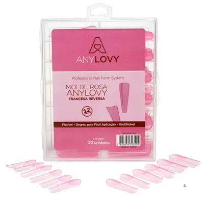 Molde Rosa FRANCESA REVERSA ANYLOVY 120und