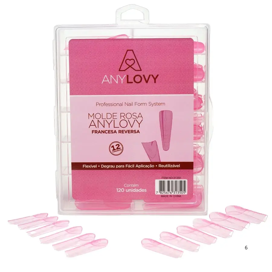 Molde Rosa FRANCESA REVERSA ANYLOVY 120und