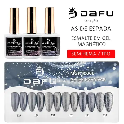 Esmalte em Gel MAGNÉTICO 10ML DAFU As de Espadas