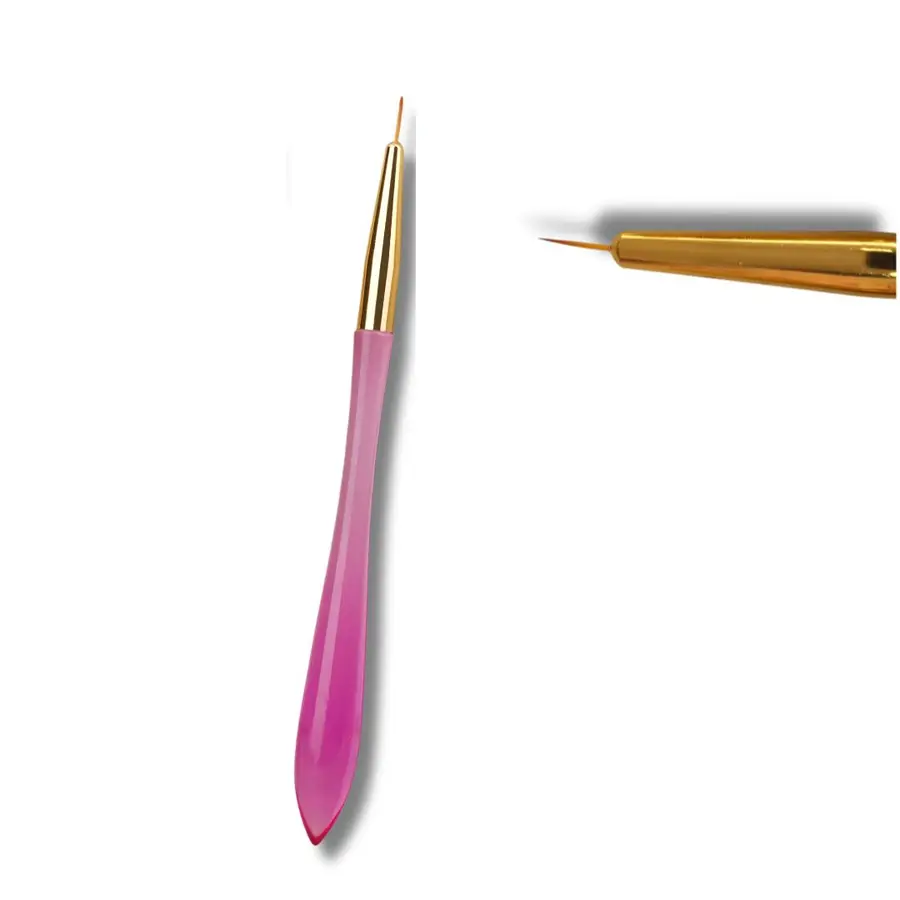 Pincel LINER ART Rosa cabo anatômico -PU36