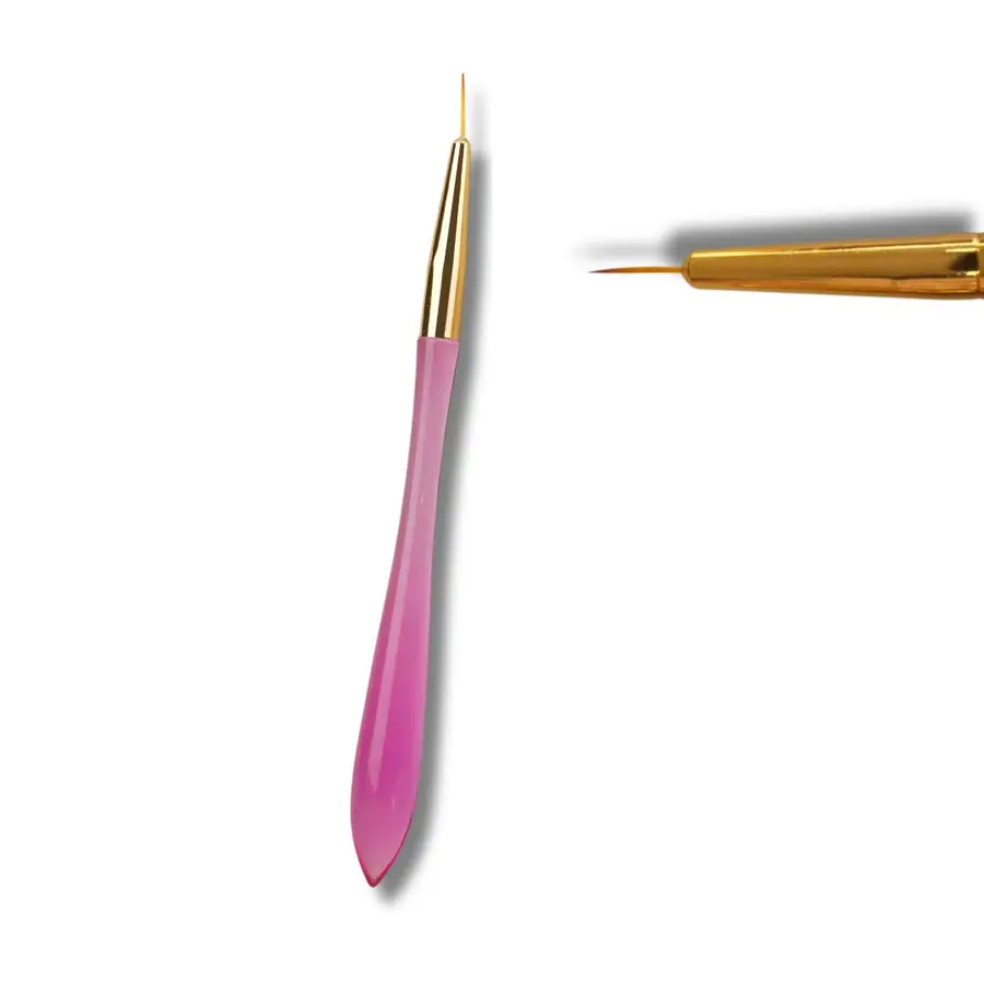 Pincel LINER ART Rosa cabo anatômico -PU36